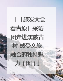 「旅发大会看青原」采访团走进渼陂古村 感受文旅融合的独特魅力（图）
