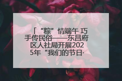 “粽”情端午 巧手传民俗——东昌府区人社局开展2025年“我们的节日·端午”包粽子活动