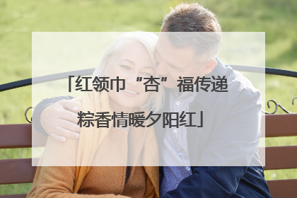 红领巾“杏”福传递 粽香情暖夕阳红