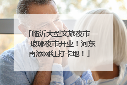 临沂大型文旅夜市——琅琊夜市开业！河东再添网红打卡地！