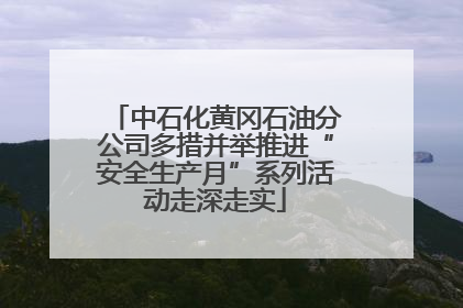 中石化黄冈石油分公司多措并举推进“安全生产月”系列活动走深走实