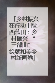乡村振兴在行动丨陕西蓝田：乡村振兴 “三部曲” 绘就和美乡村新画卷