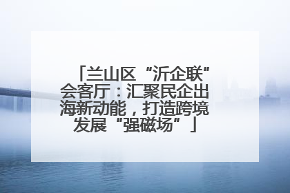 兰山区“沂企联”会客厅：汇聚民企出海新动能，打造跨境发展“强磁场”