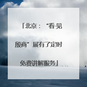北京：“看·见殷商”展有了定时免费讲解服务