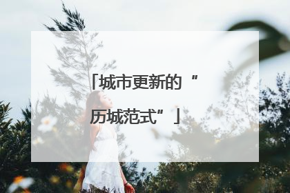 城市更新的“历城范式”