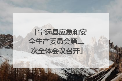 宁远县应急和安全生产委员会第二次全体会议召开