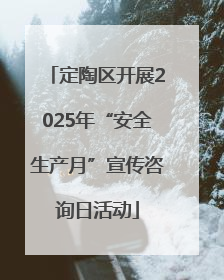 定陶区开展2025年“安全生产月”宣传咨询日活动