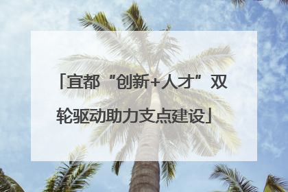 宜都“创新+人才”双轮驱动助力支点建设