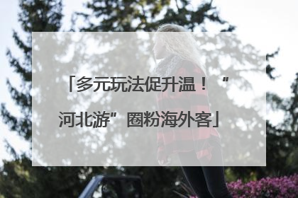 多元玩法促升温！“河北游”圈粉海外客