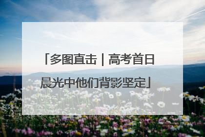 多图直击｜高考首日 晨光中他们背影坚定