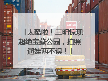 太酷啦！三明惊现超绝宝藏公园，拍照遛娃两不误！