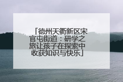 德州天衢新区宋官屯街道：研学之旅让孩子在探索中收获知识与快乐