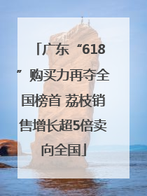 广东“618”购买力再夺全国榜首 荔枝销售增长超5倍卖向全国