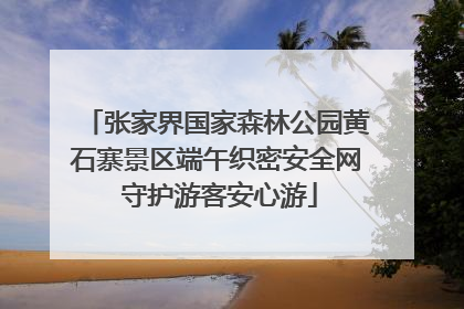 张家界国家森林公园黄石寨景区端午织密安全网 守护游客安心游