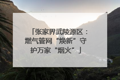 张家界武陵源区：燃气管网“焕新”守护万家“烟火”