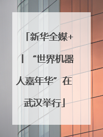 新华全媒+丨“世界机器人嘉年华”在武汉举行