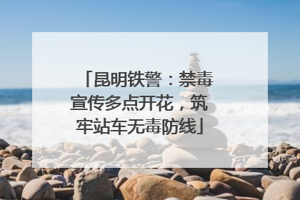 昆明铁警：禁毒宣传多点开花，筑牢站车无毒防线