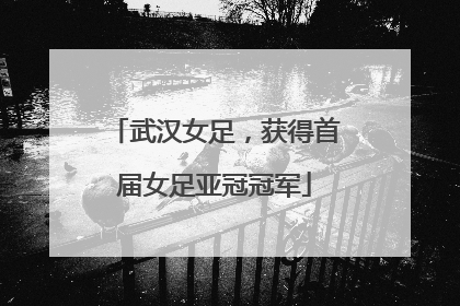 武汉女足，获得首届女足亚冠冠军