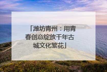 潍坊青州：用青春创意绽放千年古城文化繁花