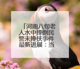 河南八旬老人水中摔倒民警未搀扶事件最新进展：当地相关负责人向家属当面道歉