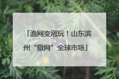 渔网变潮玩！山东滨州“撒网”全球市场