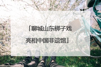 聊城山东梆子戏亮相中国非遗馆