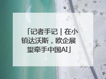 记者手记｜在小镇达沃斯，欧企展望牵手中国AI