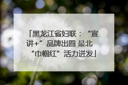 黑龙江省妇联：“宣讲+”品牌出圈 最北“巾帼红”活力迸发